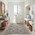 thumbnail image 2 of Safavieh Courtyard Bayon Geometric Indoor/Outdoor Area Rug, Gray/Blue, 5'3" x 7'7", 2 of 7