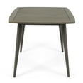 thumbnail image 6 of Jaxson Outdoor Acacia Wood Square Dining Table with Straight Legs, TGrayeak, 6 of 6