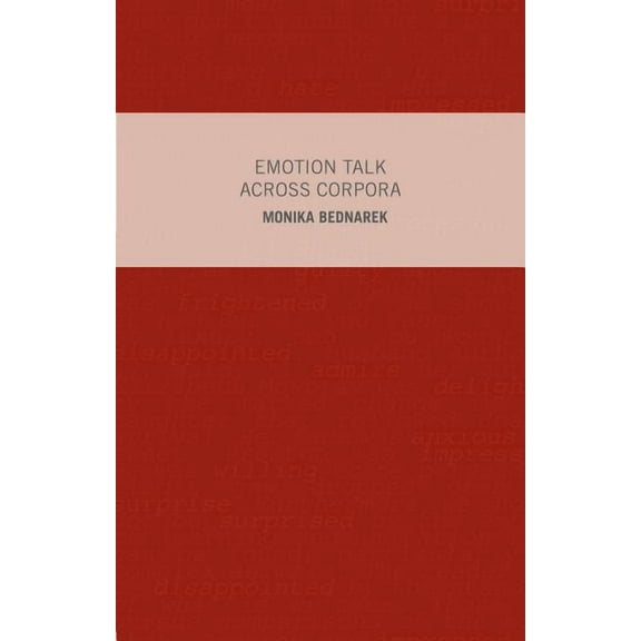 Emotion Talk Across Corpora, (Hardcover)