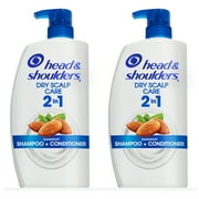 Head & Shoulders 2 in 1 Shampoo Conditioner, Dry Scalp, 32.1 fl oz, 2 Pk