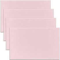 Pink Placemat for Kitchen Dining Table Decor Indoor Outdoor 18"x12" Light Pink Placemats Set of 4 for Pink Table Place Mats Set Modern