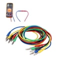 thumbnail image 3 of Cables De Prueba De 4 Mm Con Conector Banana Resistencia A La Corrosión Multímetro Cable De Prueba Alto Rendimiento 1000V / 10A Cables Flexibles Para Pruebas Eléctricas 5 Uds. Guardurnaity TO004630-00, 3 of 7