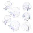 thumbnail image 3 of FESTFENDS 4Pcs Fish Tank Feeding Bowl Acrylic Simple Design Suction Cup Mounting for Pet Owners, 3 of 8