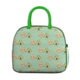 thumbnail image 2 of Lunch Bag Lunch Box for Women Reusable Insulated Lunch Bags,Water-Resistant Avocado Pattern Cooler Lunch Tote Bag, Large Capacity for Work Travel Picnic, 2 of 6