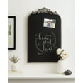 thumbnail image 7 of Kate and Laurel Arendahl Arch Chalkboard, Silver, 19 x 31, Framed Arched Ornate Vintage Magnetic Chalkboard for Unique Display, Decoration, and Organization, 7 of 7