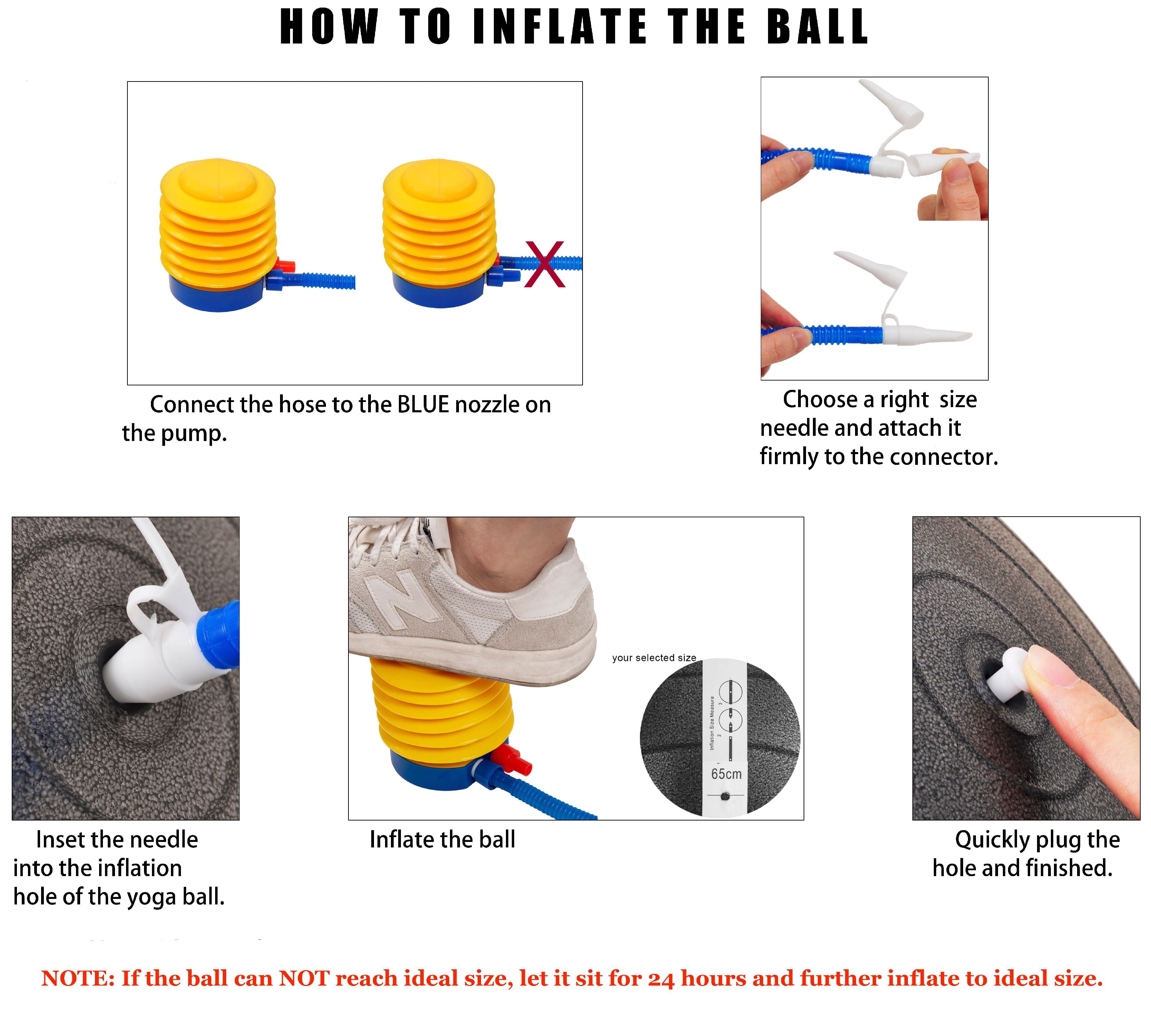 BalanceFrom Anti-Burst and Slip Resistant Exercise Ball