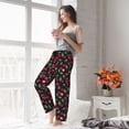 thumbnail image 5 of Pajama Pants Women - Ripe Red Cherry Soft Breathable Sleep & Lounge Pants for Women, Comfy Casual Pj Pants Bottoms with Pockets, 5 of 7