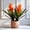 Orange, variant on 2 count Artificial Hawaiian Ginger Flower, 18" Bromeliad ,Large Real Faux Tropical , Lifelike Exotic House for Office Indoor Decoration (Orange)