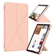 thumbnail image 2 of Funda protectora delgada inteligente de material cuero con solapa suave, para Fire HD10 plus 2021 and Sleep, con magnéticos ángulos de oro Yotijar Funda protectora para tableta, 2 of 8