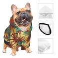 thumbnail image 3 of KLL Colorful Hawaii Palms for Basic Dog Hoodie - Pet Hoodie Sweater with Leash Hole - Cute Dog Sweatshirt - Pet Clothes Hooded Sweatshirt for Dog & Cat -Large, 3 of 8