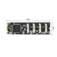 thumbnail image 4 of M.2 M+B Key to 4x RS232 Serial Adapter Card M.2 Expansion Card 4 Port Serial RS232 M.2 Controller Card for Desktop PC, 4 of 5