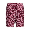 thumbnail image 4 of Picia Rose Leopard Print Pajama Shorts for Men, Men's Pajama Bottoms, Sleepwear,Short Pajama Pants-3X-Large, 4 of 9