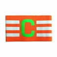 thumbnail image 3 of Opolski Football Captain Armband Soccer Competition Sports Match Leader Arm Band Badge Orange, 3 of 8