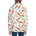 thumbnail image 4 of Hoodies for Teen Girls Boys - carrots Warm Boys' Fashion Zip Up Hoodies & Sweatshirts, Boys Girls Kids Clothes Size 14-16 Youth Pullover with Kangaroo Pocket, 4 of 5