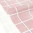 thumbnail image 4 of Mantel rectangular REGALWOVEN de 6 piezas, a prueba de arrugas y agua, cubre mesa de plástico para fiestas y comedor, color rosa 54' x 60', 4 of 5