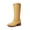 YELLOW, variant on DREAM PAIRS Women's Knee High Boots Square Toe Tall Boots Pull-On Western Stitching Block Heel Fashion Boots