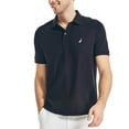 thumbnail image 1 of Polo Nautica para hombre, manga corta, acabado liso, color negro intenso, 1 of 5