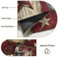 thumbnail image 2 of Texas Star Vintage Bathroom Rug Washable 2x3 Entryway Rug Non Slip Country Star Western Cowboy Front Door Mat Low Pile Indoor Doormat Throw Floor Carpet for Kitchen Bedroom Entrance, 2 of 8