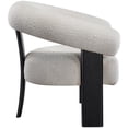 thumbnail image 5 of Meridian Furniture Winston Cream Boucle Fabric Accent Chair, 5 of 40