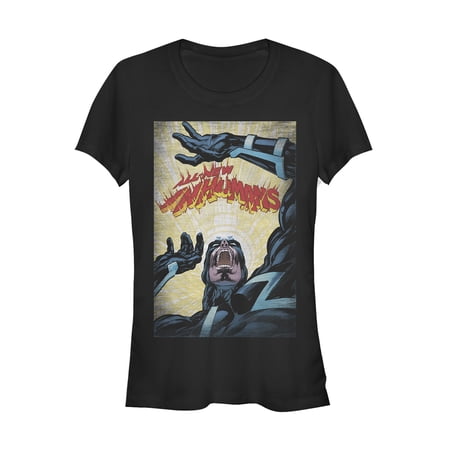 Junior s Marvel Inhumans Bolt Flame Graphic Tee Black 2X Large