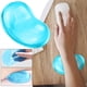 thumbnail image 2 of Reposamuñecas de gel de silicona en forma de corazón translúcido almohadilla ergonómica eficazmente la fatiga de la muñeca, 2 of 8