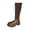 Brown Boots, variant on Women's Mid Calf Boots Lace-Up Cowboy Cowgirl Boots Chunky Heel Vintage Combat Heeled Dress Lug Sole Casual Boots Brown,36