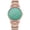 CB105_Rose Gold with Green Dial, variant on Womens Watch 2026 Quartz Casual Elegant Small Wrist Watch Round Face Gift for Her Silver with Black Dial