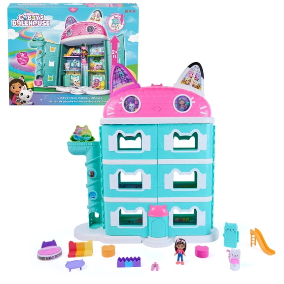 Gabby's Dollhouse Gabby's Meow-mazing Dollhouse, Ages 3