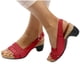 thumbnail image 4 of Amzcrzy Zapatos de mujer,Zapatos de mujer,Zapatillas de mujer, Sandalias de verano para mujer con tacón medio grueso y hebilla de metal y boca de pez Sandalias Mujer Zapatillas De Casa, 4 of 4