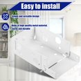 thumbnail image 3 of Baohd 2x Support de Store Blanc pour Installation Facile Style Polyvalent pour Applications Larges Robuste, 3 of 6