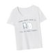 thumbnail image 5 of Camiseta de manga corta con cuello redondo para mujer, ropa informal moderna y cómoda, ropa de calle, camisetas básicas para viajar y comprar. S, 5 of 9