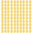 thumbnail image 3 of Decoración de pared espejo acrílico corazón pegatina autoadhesiva 3D calcomanía para niños dormitorio sala de estar, dorado 100 Piezas Advancent HA002694-03, 3 of 6