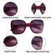 thumbnail image 3 of La moda cuadrada del marco polarizó las gafas de sol de moda del marco grande de las gafas de sol, hechas de PC, 3 of 5