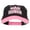 Black Neon Pink, variant on Maid of Honor Embroidered Two Tone Cap - Black Neon Pink OSFM
