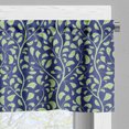 thumbnail image 5 of Ambesonne Nature Valance & Curtain, Continuous Vintage Jungle, 55"x36", Dark Lavender and Pale Green, 5 of 7