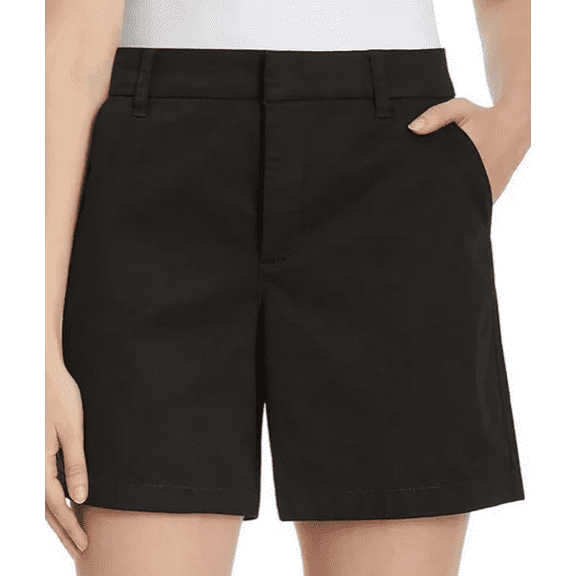 Gloria Vanderbilt Women's Chino Shorts Black 16