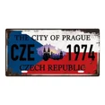 thumbnail image 3 of Placa vintage de matrícula de Francia, España, Rusia, Países Bajos, letrero de hojalata, garaje, bar, pub, cueva de hombre, club, decoración de pared del hogar, 3 of 5