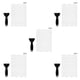 thumbnail image 2 of Naiovety 24 piezas en forma de S Anti tiras tiras de seguridad pegatinas de ducha autoadhesivas no cinta para bañera suelo de ducha con transparente 5piezas, 2 of 6