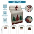 thumbnail image 6 of Red Plaid Christmas Table Runner 36 Inches Long Farmhouse Dress Scarves, Xmas Tree Vintage Winter Dining Tablerunner for Coffee Table/Kitchen Island/Party Décor, Small 13" x 36", 6 of 8