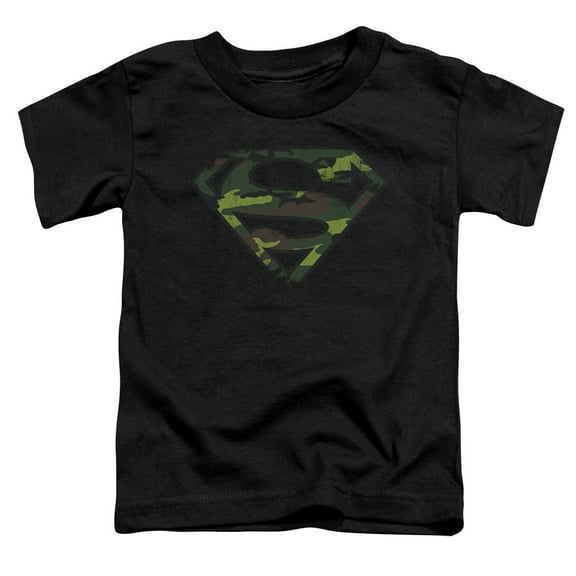 Superman - Distressed Camo Shield - Toddler Short Sleeve Shirt - 3T
