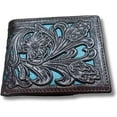 thumbnail image 4 of Classic Floral Leather Cowboy Wallet, 4 of 11