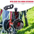 thumbnail image 3 of Convertidor de extensión Likrtyny Extensor de gancho de cola de engranaje MTB negro, 3 of 6