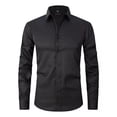 thumbnail image 1 of Sanfu® Camisa Ajustada De Negocios De Color Liso Para Hombre, 1 of 7