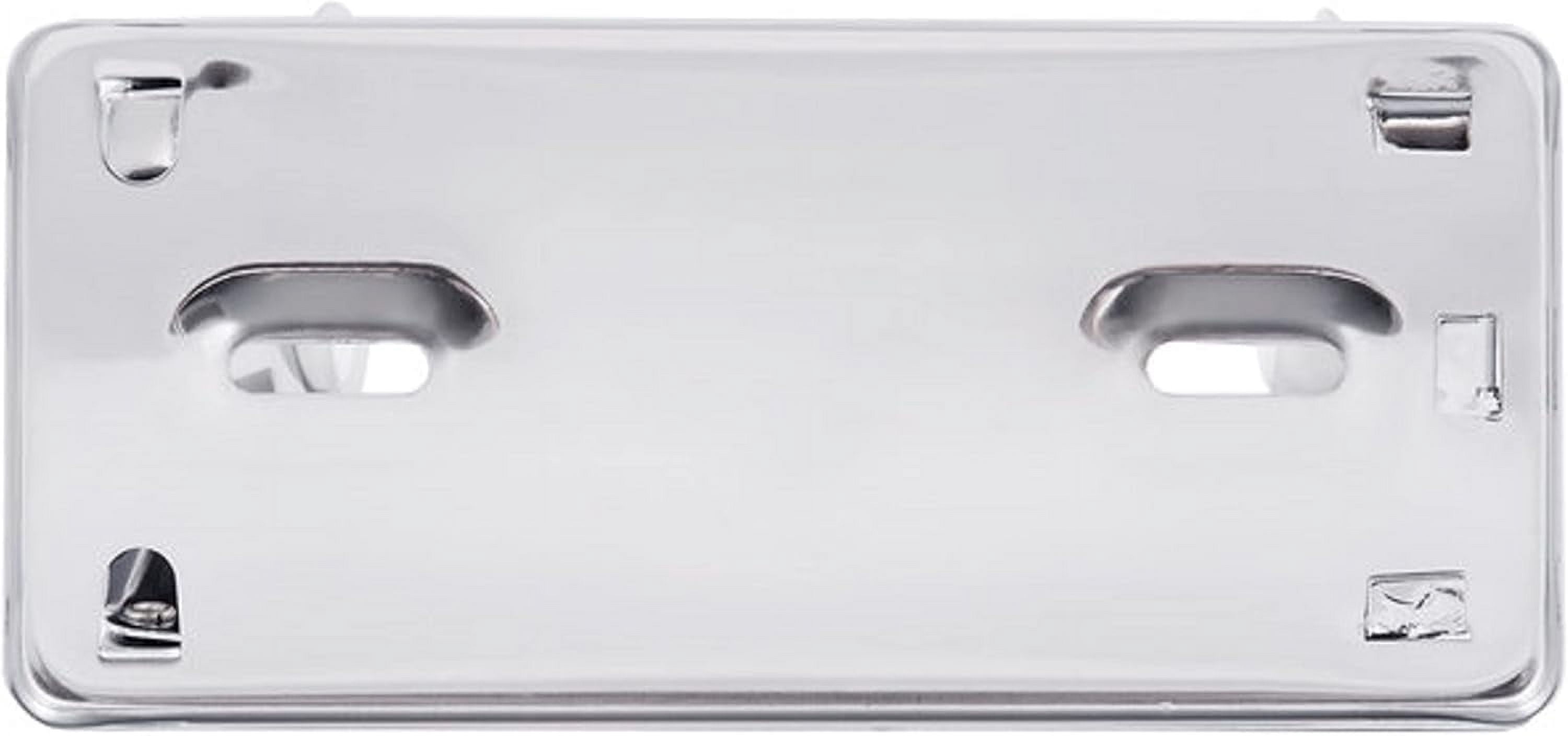 TrueCraftware-Single Roll Locking Toilet Tissue Dispenser fits 4" Diameter Toilet Paper Roll Chrome Plated- Bathroom Toilet Paper Holder Wall Mounted Toilet Roll Holder for Bathroom Kitchen Washroom
