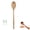 Wood Color, variant on Maple Wooden Spoons, Maple Wooden Spoons for Cooking, Comfort Grip Wooden Mixing Spoon, Long Handle Reusable, For Mixing Serving and Nonstick Pots