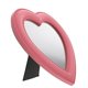 thumbnail image 3 of Heart Shaped Desktop Makeup Mirror for Women 1Pcs Pink Color Mirror, 3 of 5