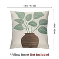 thumbnail image 4 of Ullo0ord Modern Vase Square Throw Pillow Cover Home Living Room Cushion Sofa Patio Car Indoor Outdoor New Home Bed Modern Home Art Decor Throw Pillow Cover  18x18in, 4 of 7