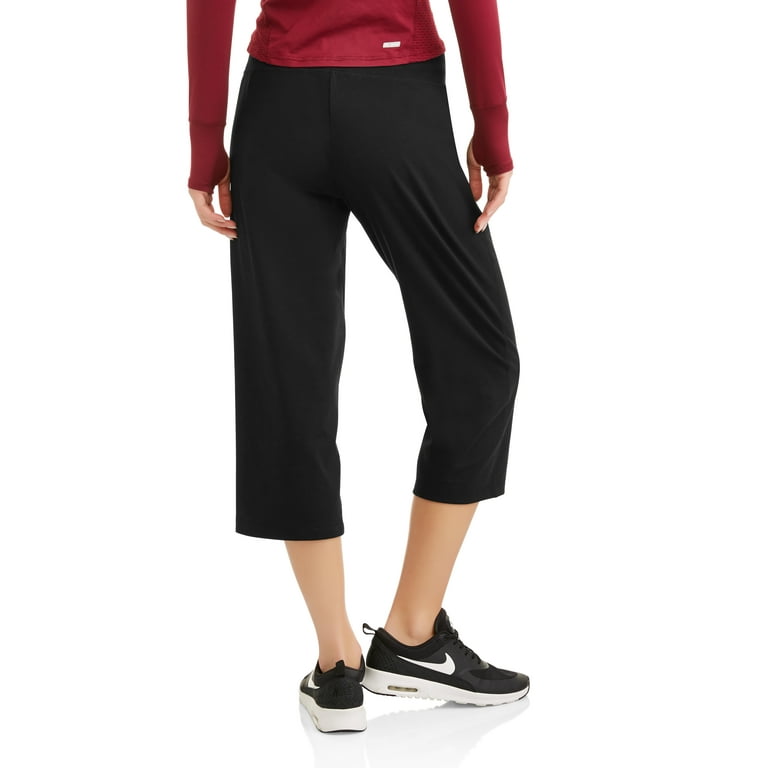 Athletic Works Women s Athleisure Knit Capri Walmart