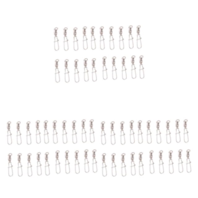 Riwesomey 20 unids/set equipo duradero y práctico-surtido giratorio de pesca rodamiento de bolas giratorio rodamiento de bolas de pesca Type1 NO1