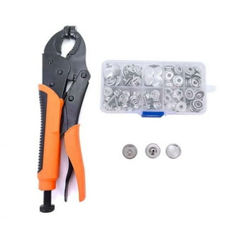 Heavy Duty Snap Fastener Tool,Snap Setter Tool Kit With 60 Sets, For Boat  Cover, Snap Button Tool